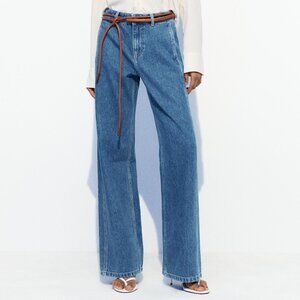 Zara high rise z1975 straight leg jeans